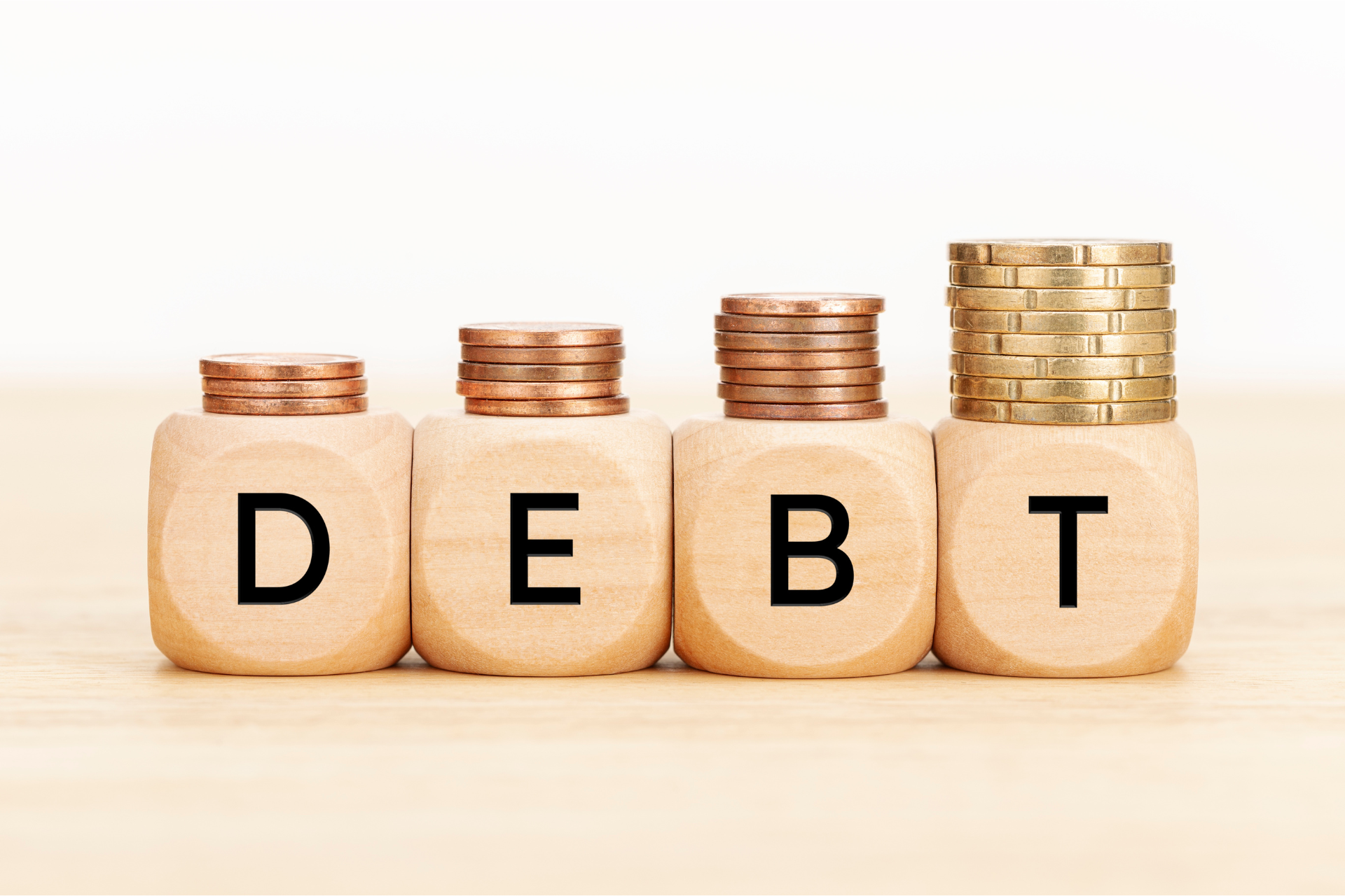 getting out of debt.